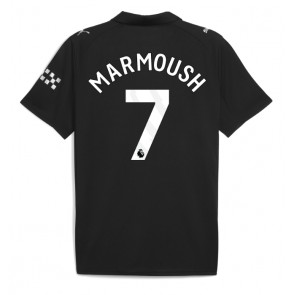 Manchester City Omar Marmoush #7 Venkovní Dres 2025-26 Krátký Rukáv